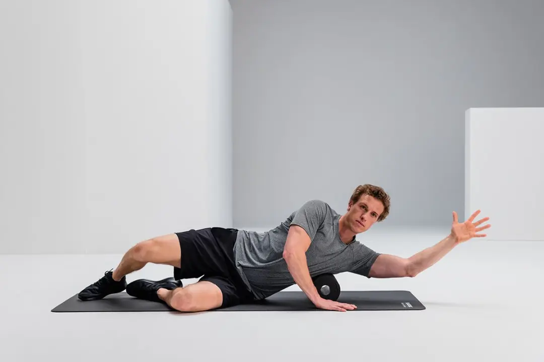 BLACKROLL Standard 45 Foamroller 45x15cm - Zwart