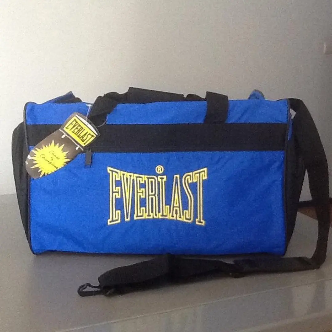 Everlast Sporttas 39L - 4 Vakken - Blauw/Geel