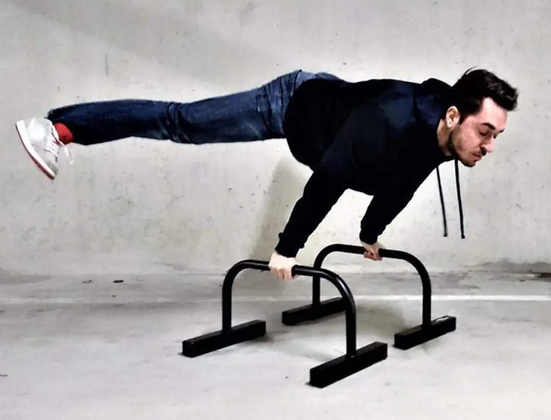 Muscle Power Parallettes - 2 Stuks - Zwart