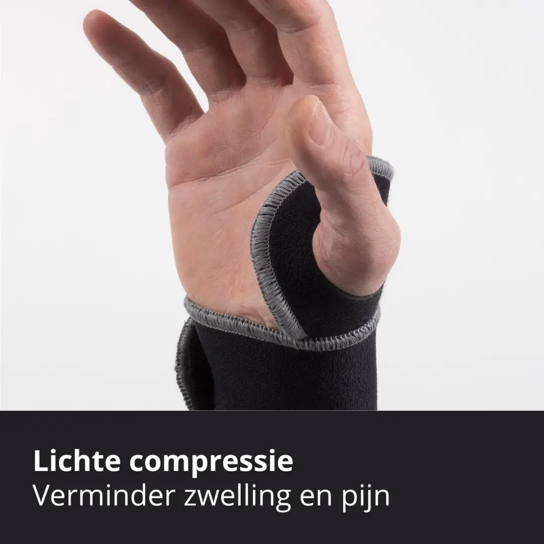 Toorx Polsbrace Carpaal Tunnel - Links/Rechts - One Size - Zwart