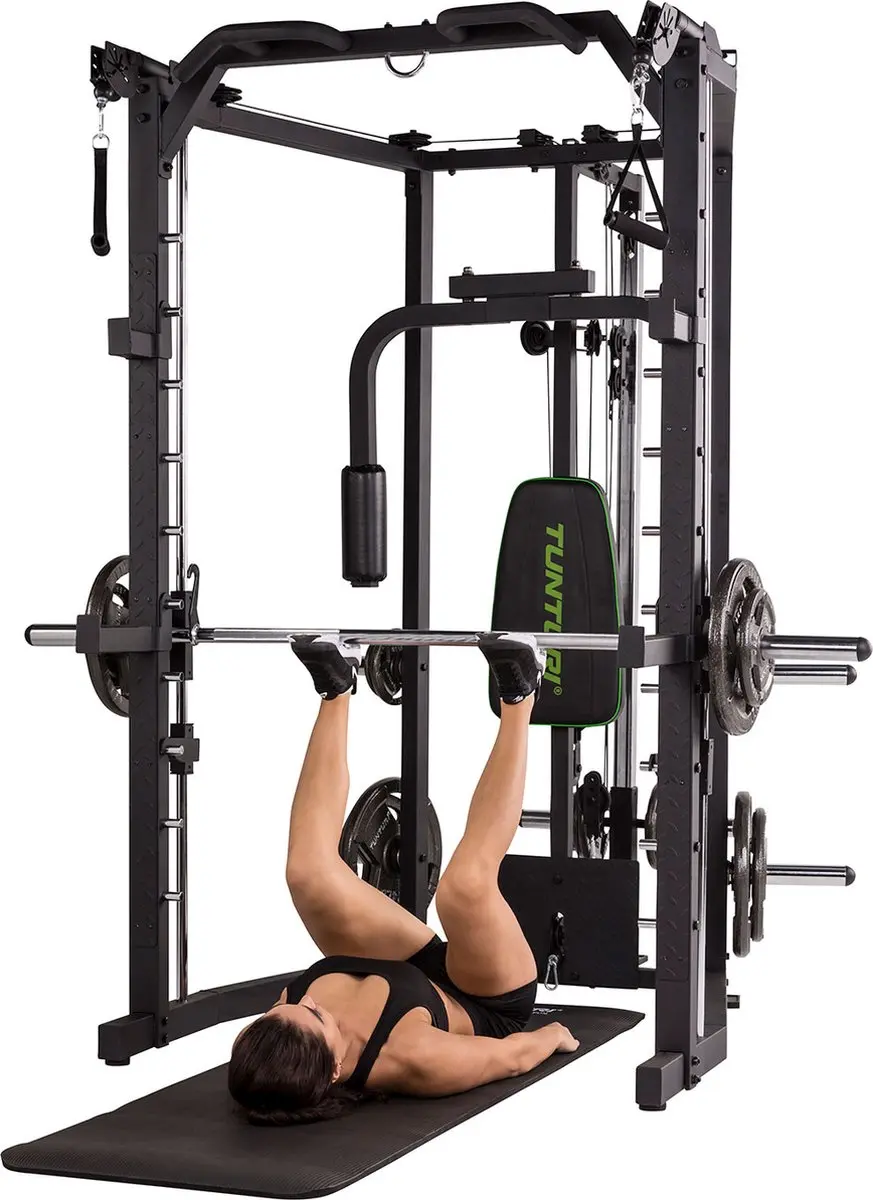 Tunturi Smith Machine SM80 Krachtstation - Zwart