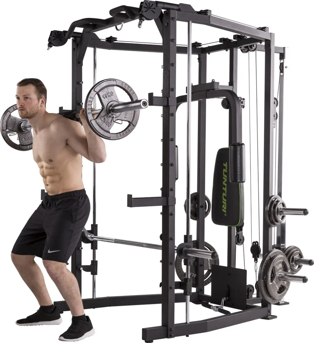 Tunturi Smith Machine SM80 Krachtstation - Zwart - afbeelding 6 van 6