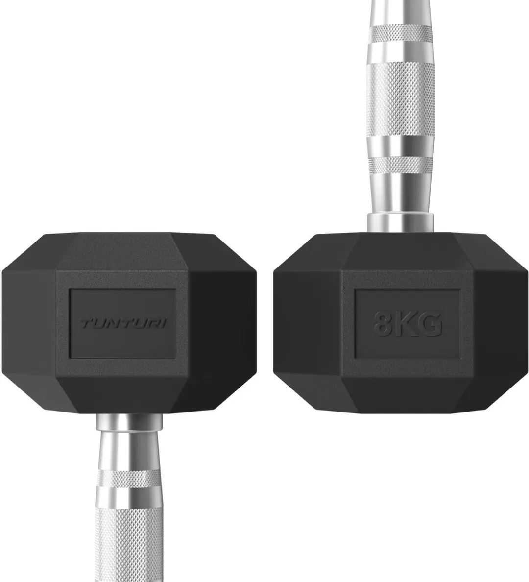Tunturi Platinum Hexa Dumbbell 8kg - Zwart
