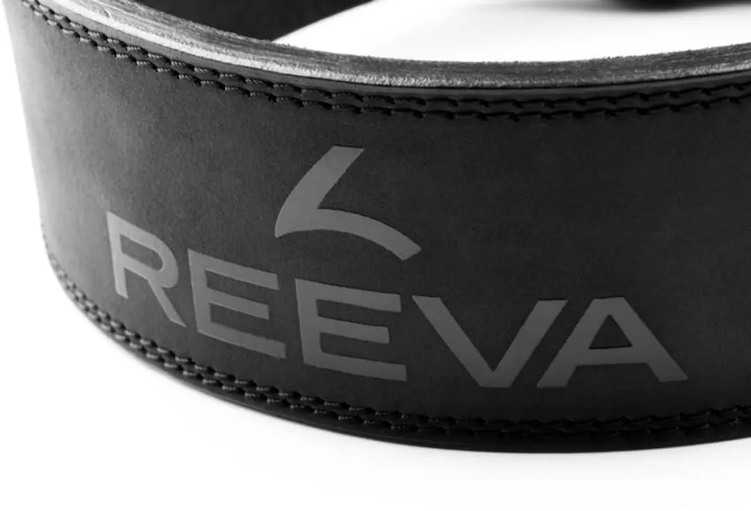 Reeva Buffalo Leer Lifting Belt 10mm - S - Zwart