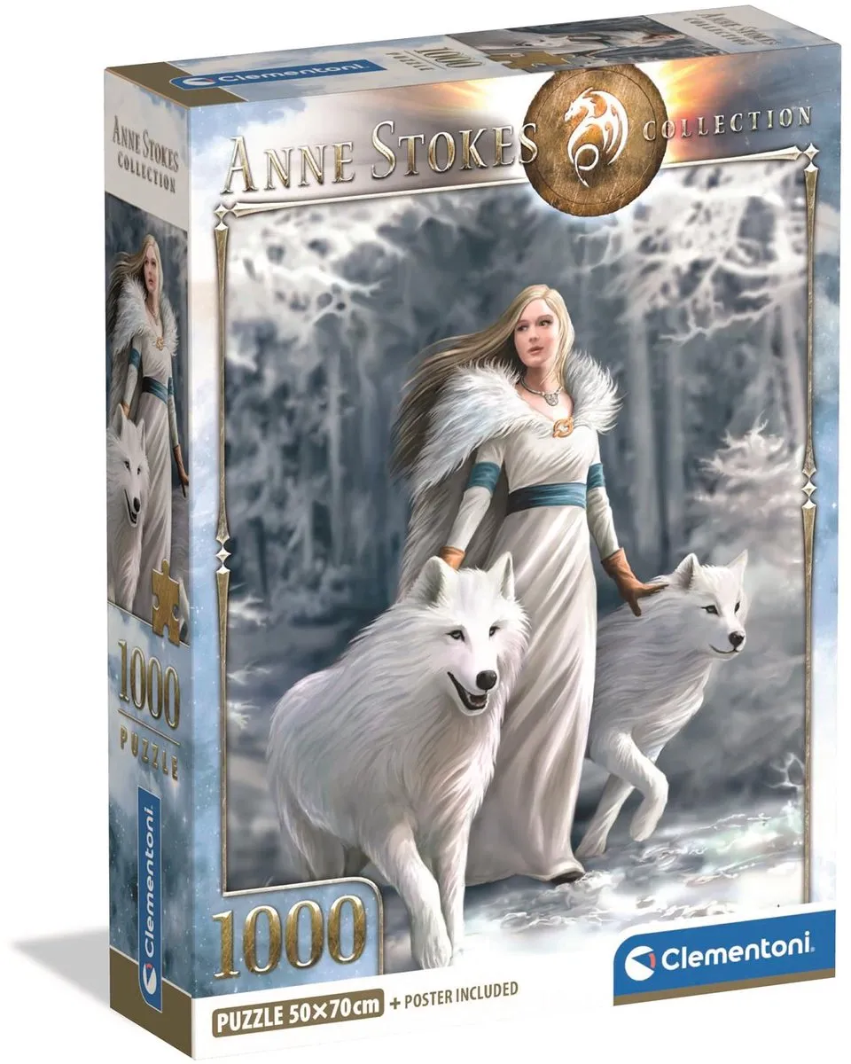 Clementoni Anne Stokes Winter Guardians Puzzel 1000 Stukjes