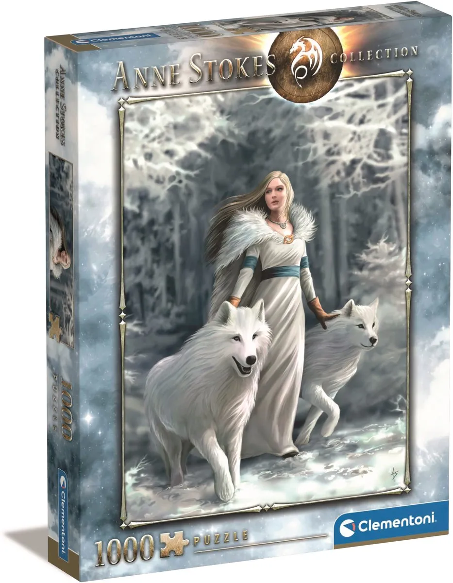 Clementoni Anne Stokes Winter Guardians Puzzel 1000 Stukjes - Multikleur