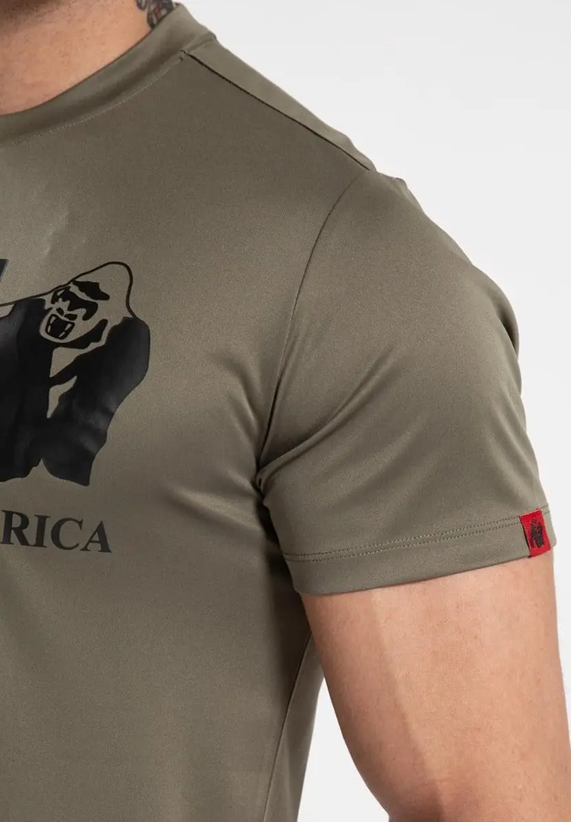 Gorilla Wear Classic Training T-shirt Legergroen L