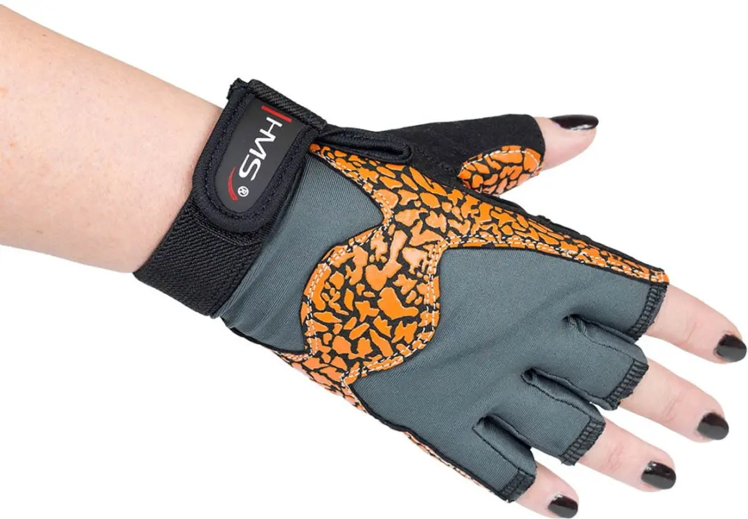 HMS RST03 Sporthandschoenen Dames - Oranje/Grijs