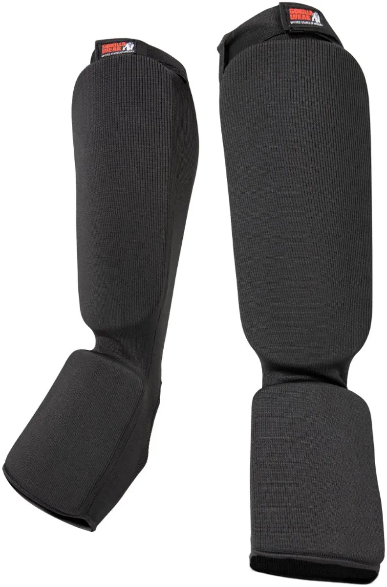 Gorilla Wear Jefferson Scheenbeschermers - Zwart XL - afbeelding 6 van 6