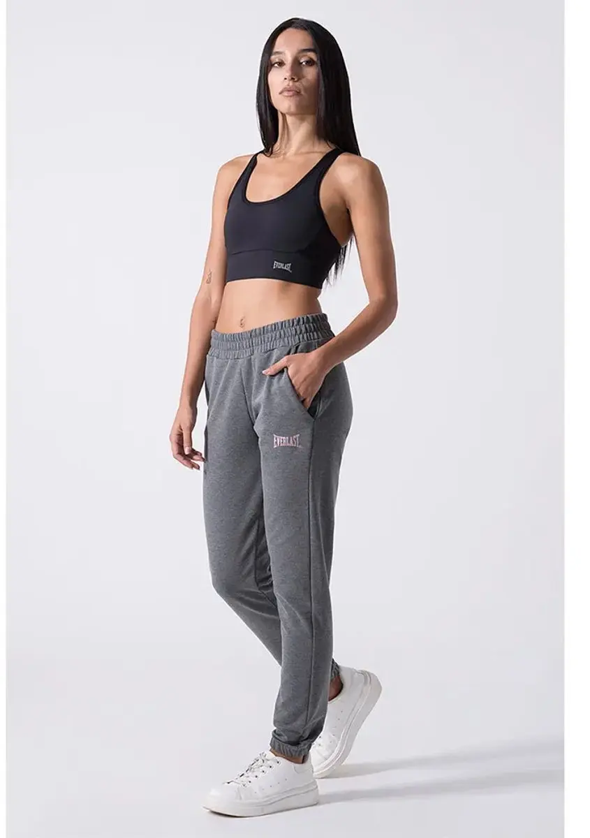Everlast Felpa Strech Trainingsbroek - L - Donkergrijs