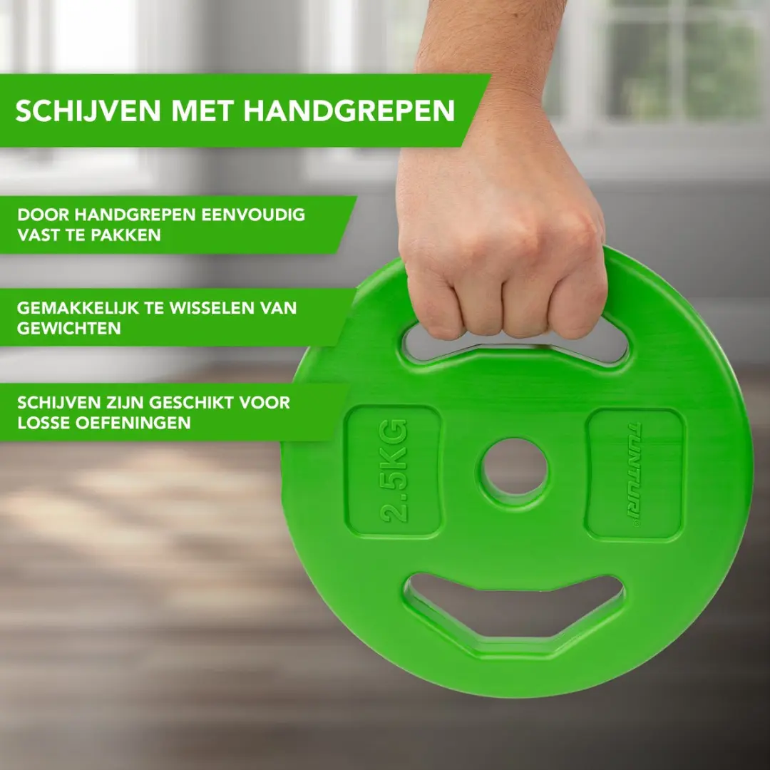 Tunturi Aerobic Pump Gewichtenset 20kg - Halterset met 6 schijven