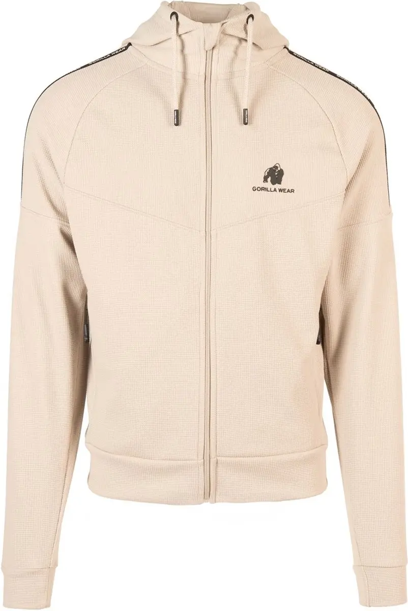 Gorilla Wear Harvey Trainingsjas L - Beige - afbeelding 6 van 6