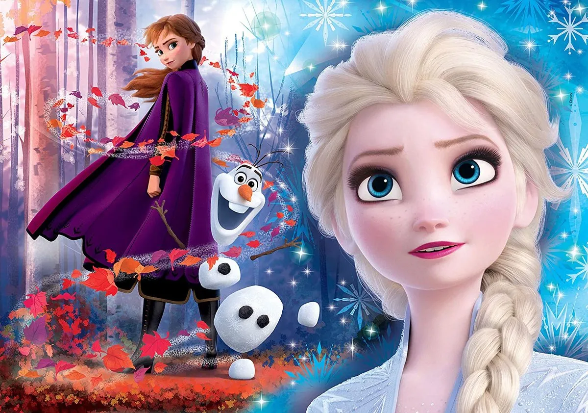 Clementoni Puzzel Frozen 2 Jewels 104 Stuks - Multicolor