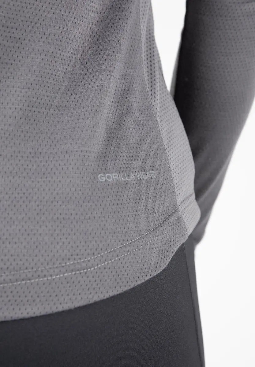 Gorilla Wear Raleigh Longsleeve Shirt - Grijs S
