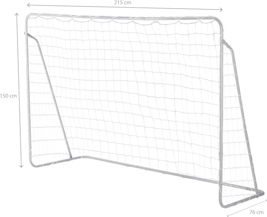 Nils NT7788 Voetbaldoel 215x150cm - Staal - Wit