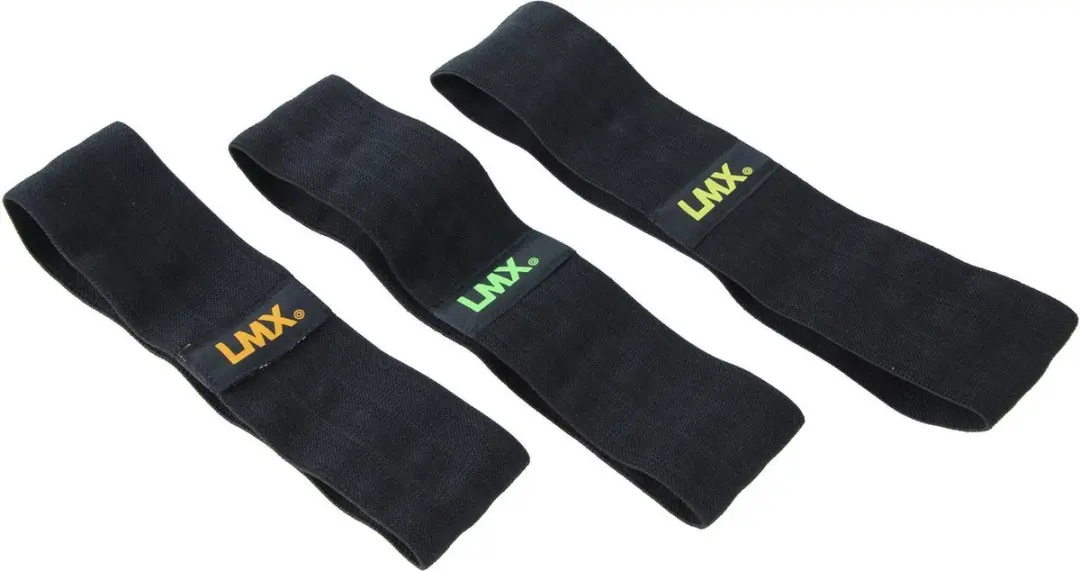 LifeMaxx Weerstandsbanden Hip Bands Set 3 - Zwart