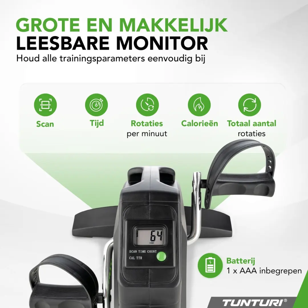 Tunturi Cardio Fit M30 Stoelfiets - Hometrainer - LCD Monitor - Zwart