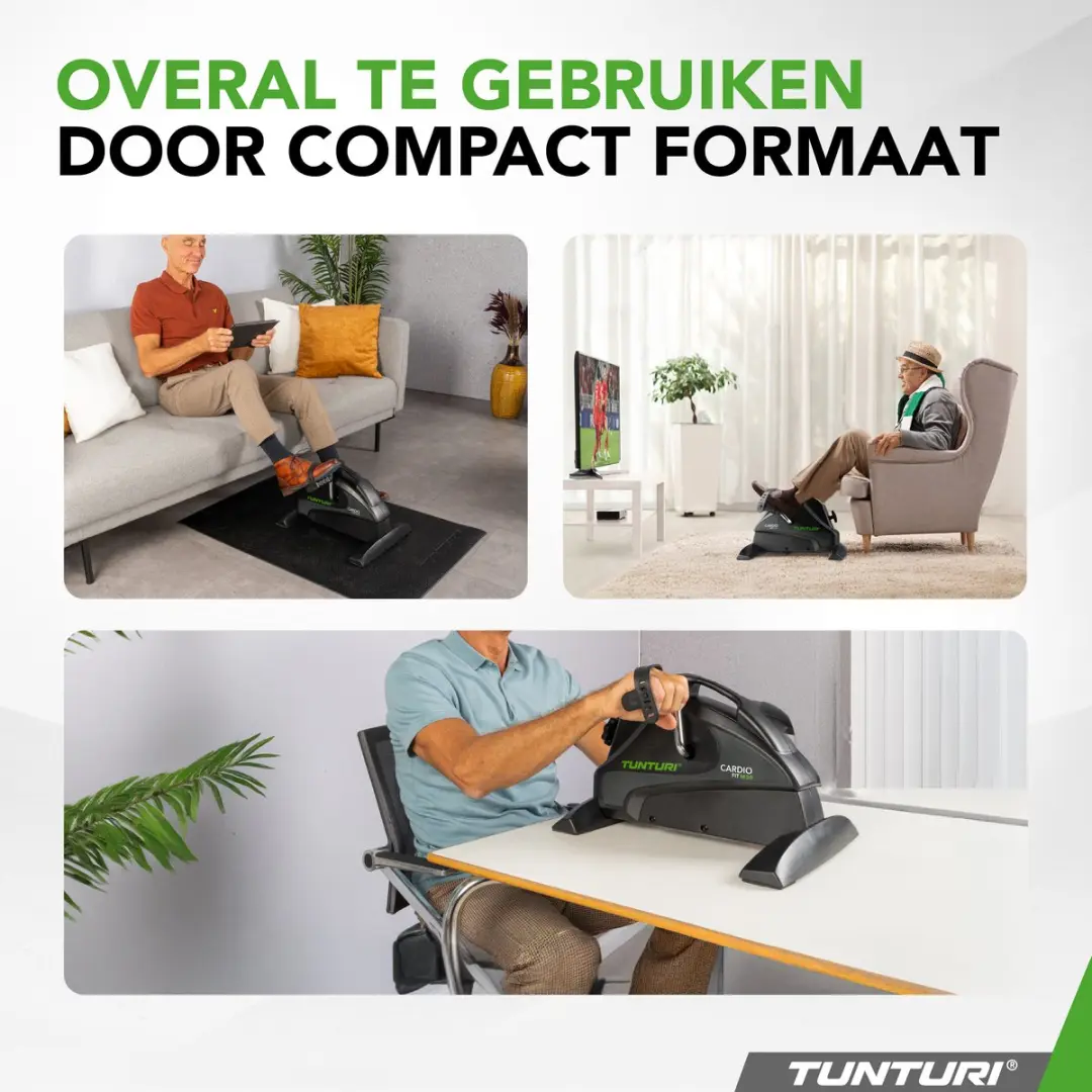 Tunturi Cardio Fit M30 Stoelfiets - Hometrainer - LCD Monitor - Zwart