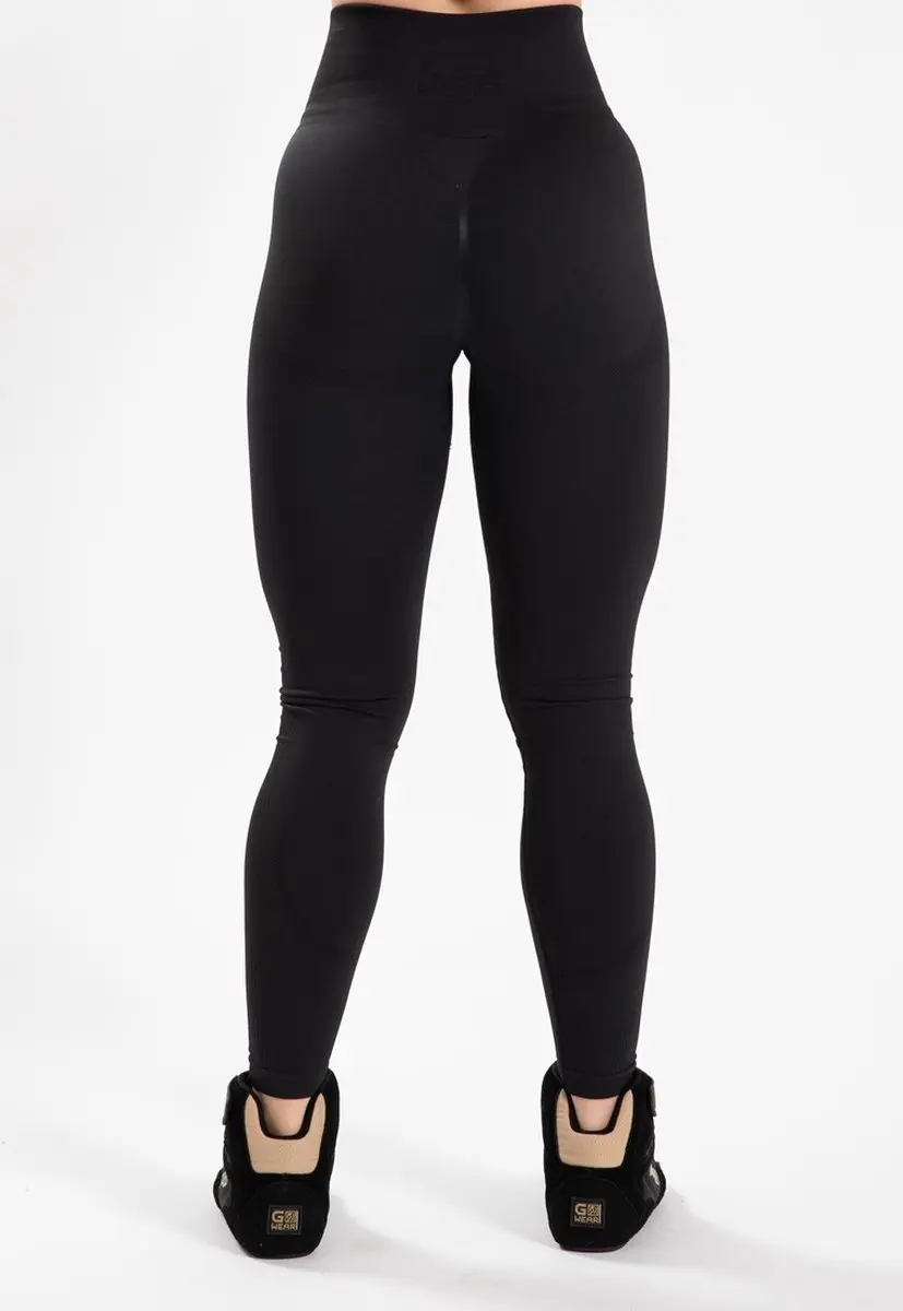 Gorilla Wear Olivia Seamless Leggings Zwart - XS/S