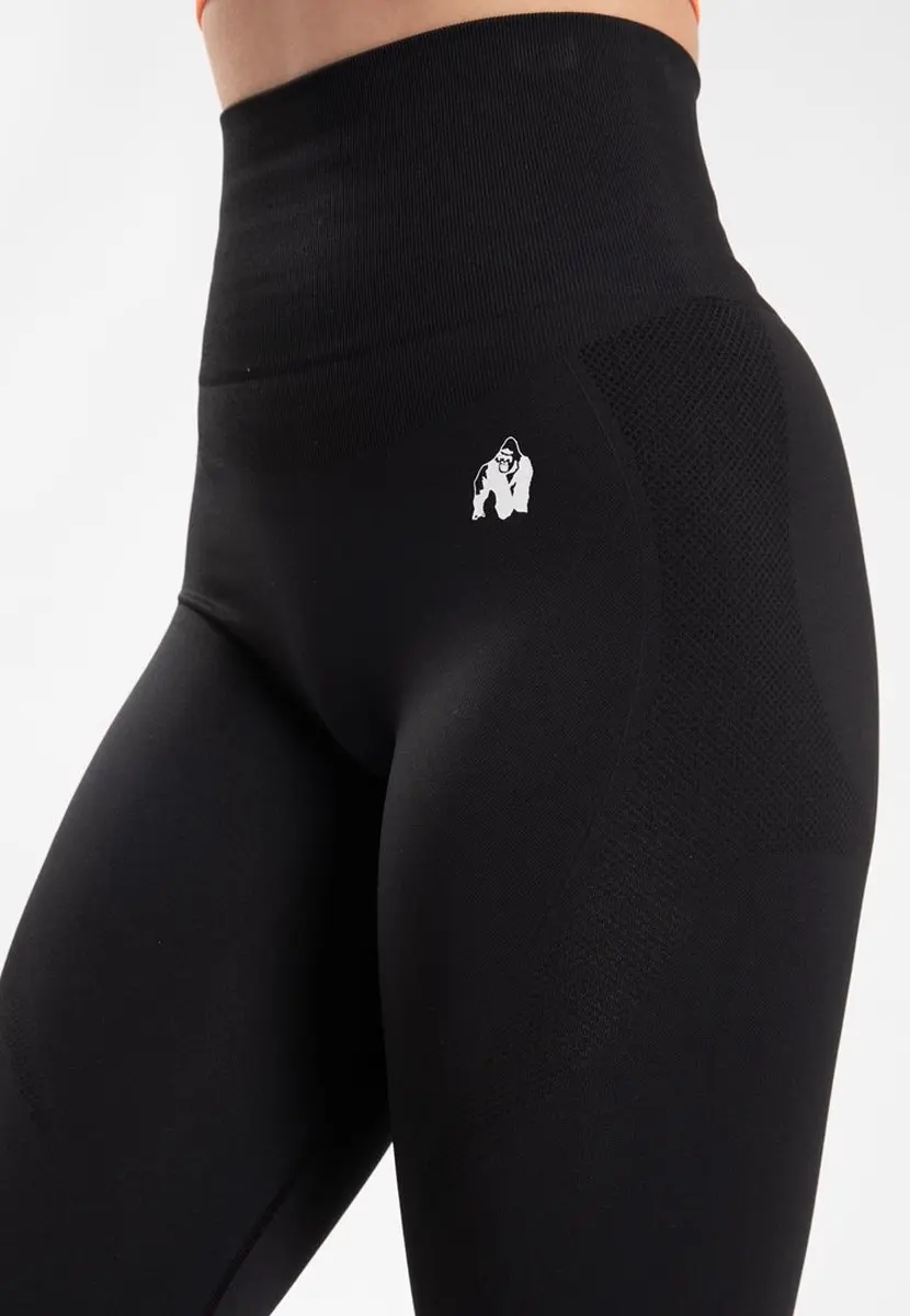 Gorilla Wear Olivia Seamless Leggings Zwart - XS/S