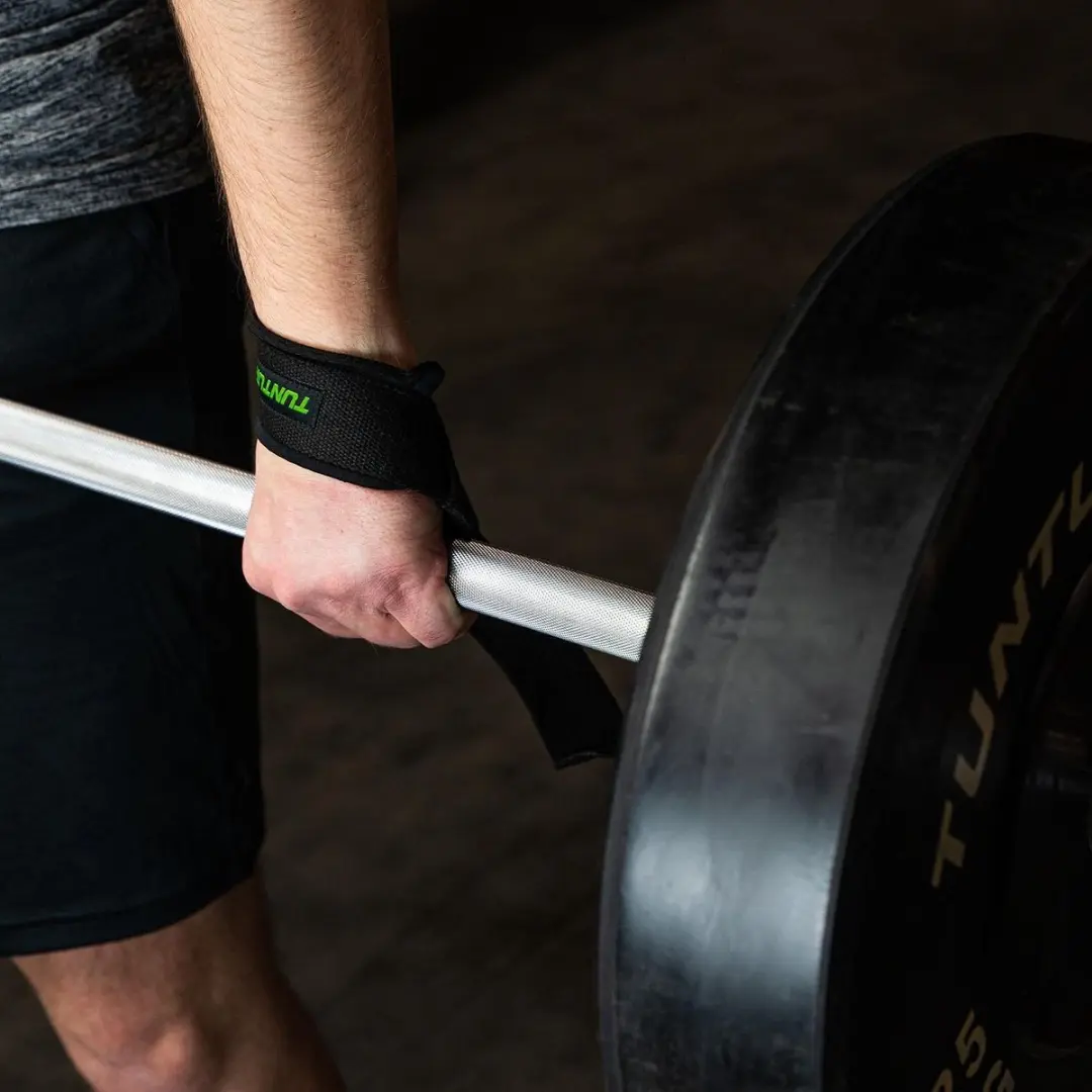 Tunturi Lifting Straps - 2 Stuks - Zwart/ Groen