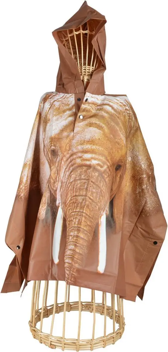 Esschert Design Kinder Regenponcho - Bruin