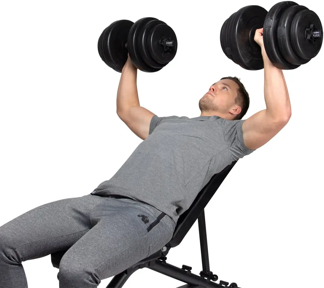 VirtuFit Multifunctionele Verstelbare Fitnessbank - Zwart