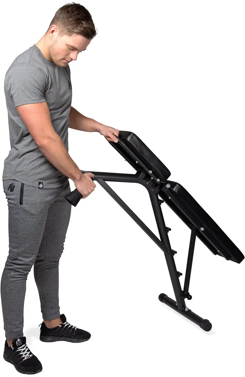 VirtuFit Multifunctionele Verstelbare Fitnessbank - Zwart