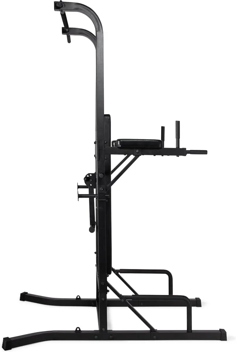 Virtufit Pull-Up Station Deluxe - Met Fitnessbank - Zwart