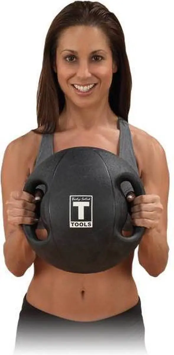 Body-Solid Medicine Ball Dual Grip 6,3kg - Zwart