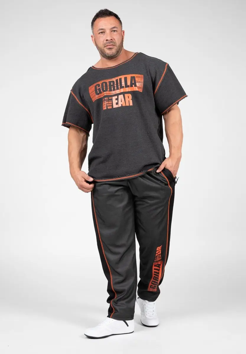 Gorilla Wear Wallace Workout Top L/XL - Grijs/Oranje