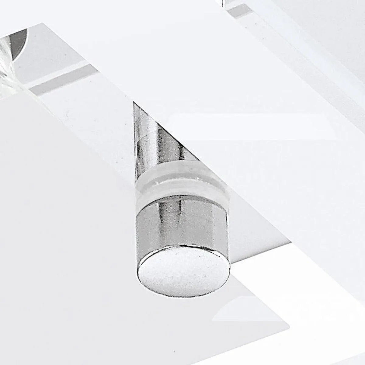 Eglo Almana Plafonnière 1 Licht - Chroom/Wit - afbeelding 3 van 4
