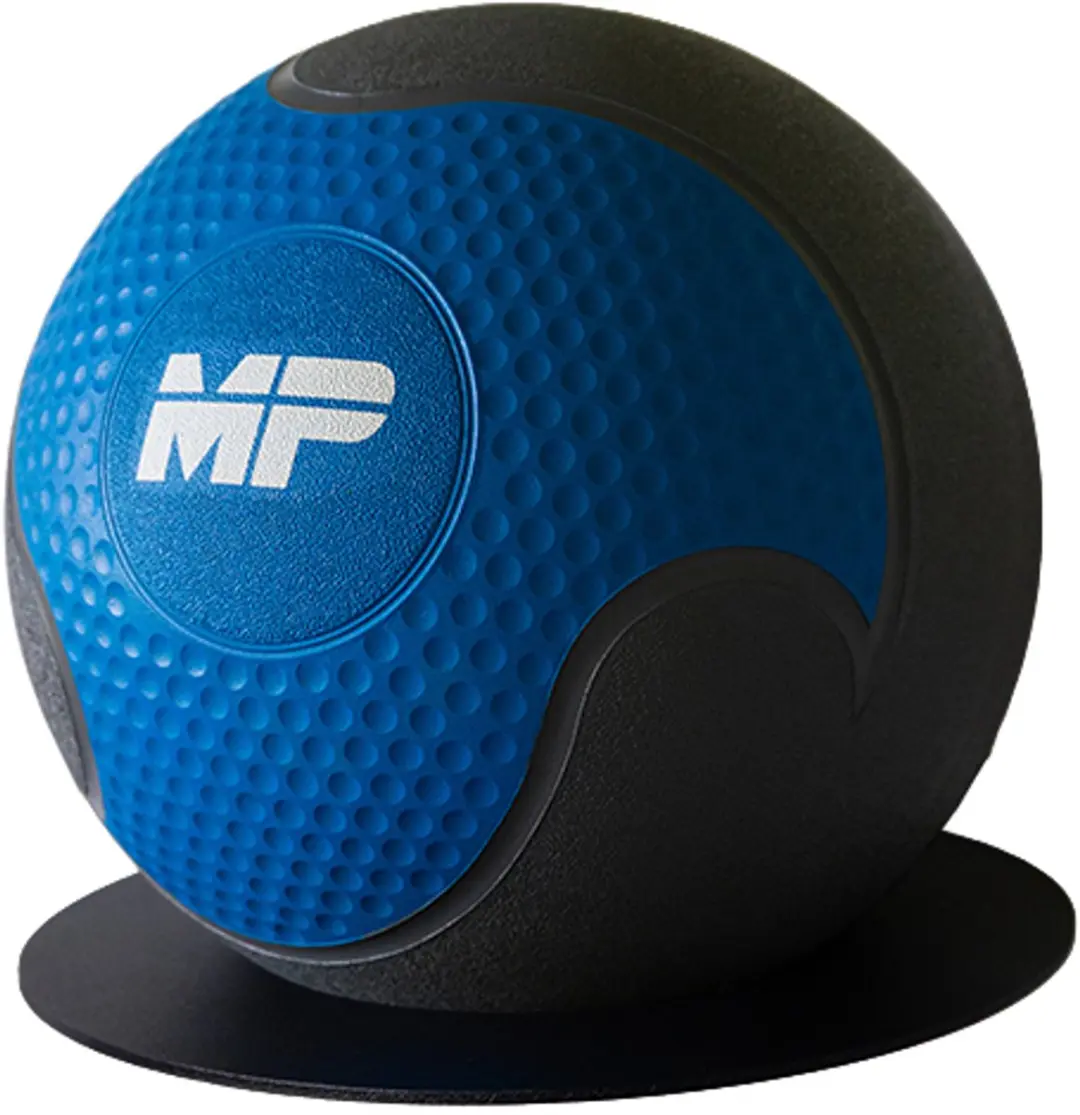 Muscle Power Rubber Medicijnbal 6 kg - Grijs/Blauw