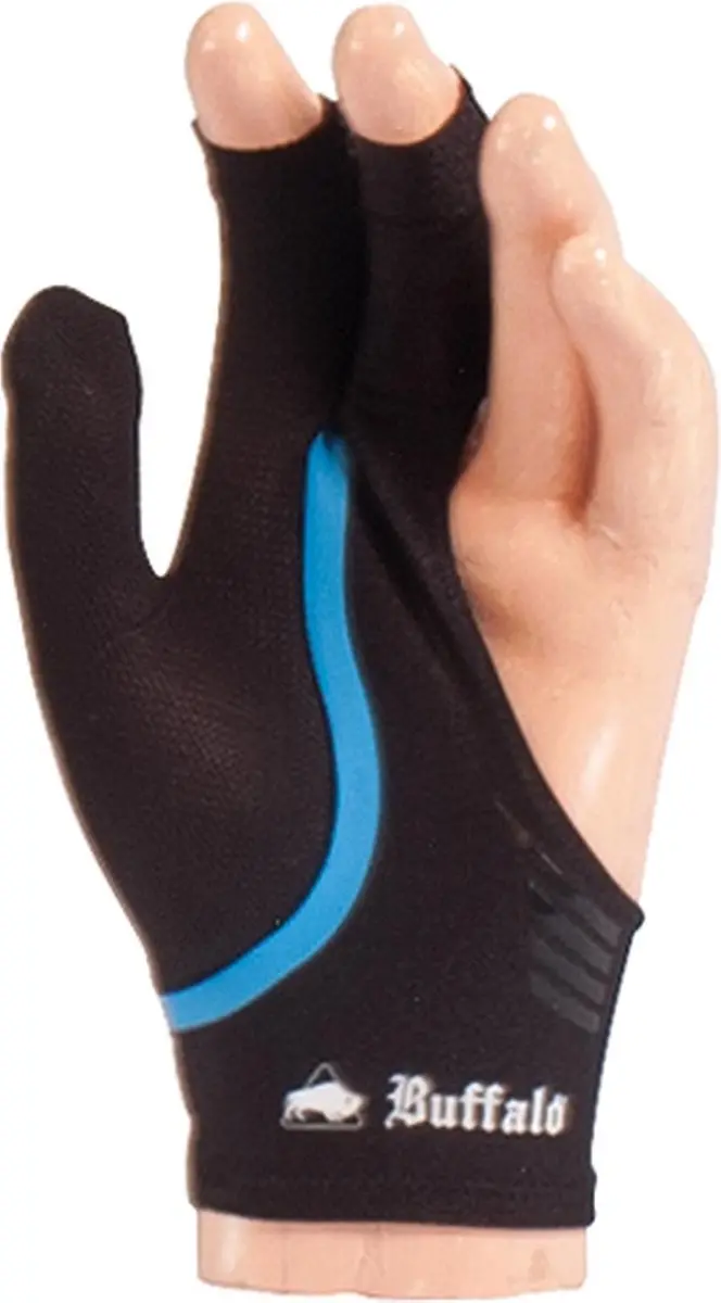 Buffalo Reversible Biljarthandschoen L - Zwart/Blauw