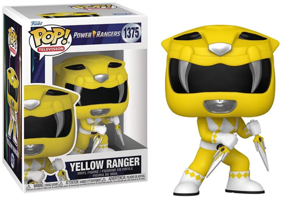 Funko Pop Power Rangers Geel Ranger #72158 - Multi