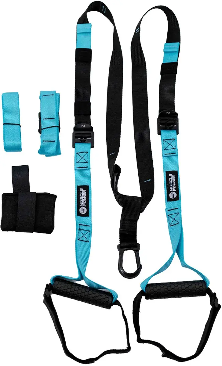 Muscle Power Suspension Trainer MP1406 - Blauw/Zwart