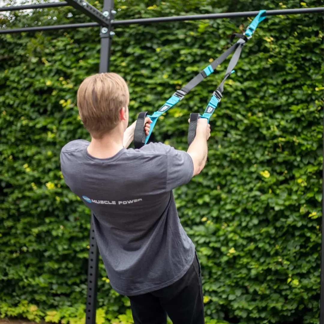 Muscle Power Suspension Trainer MP1406 - Blauw/Zwart