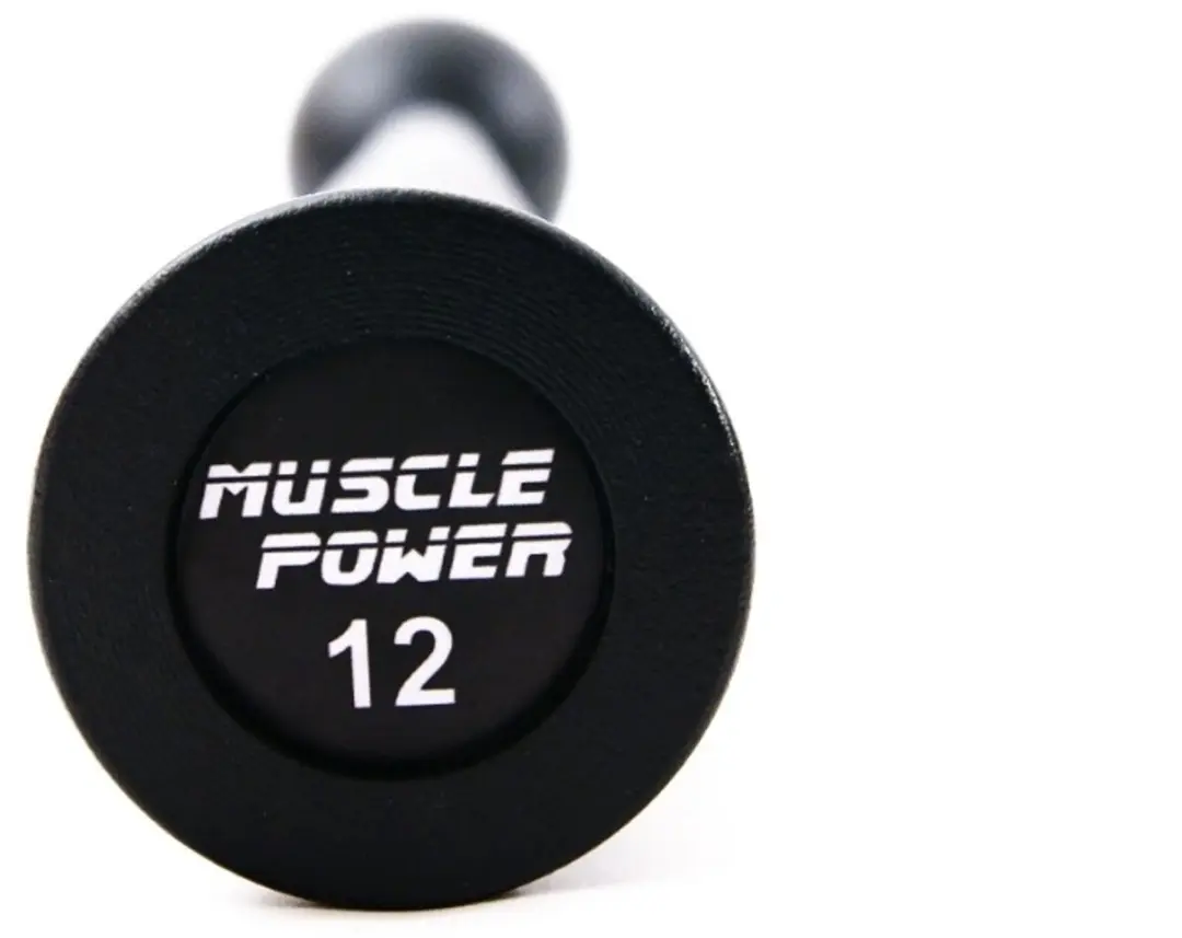 Muscle Power Macebell 12 kg - Zwart