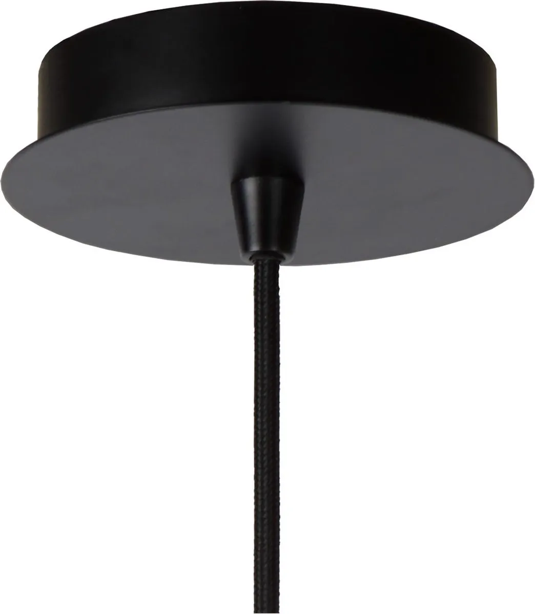 Lucide Wolfram Hanglamp Ø65cm - 1xE27 - Zwart