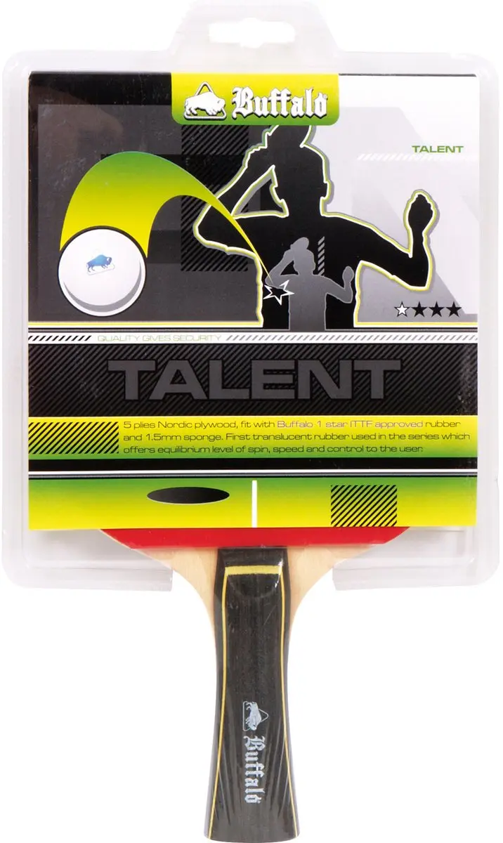 Buffalo Talent Tafeltennisbat - Wit