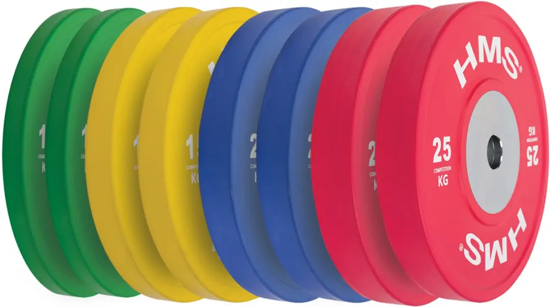 HMS TBR Profi Set Olympische Bumperschijven 140kg