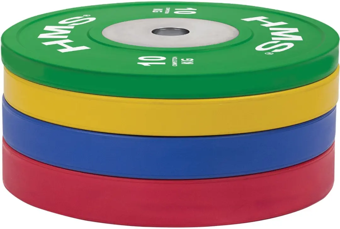 HMS TBR Profi Set Olympische Bumperschijven 140kg - 8 Stuks