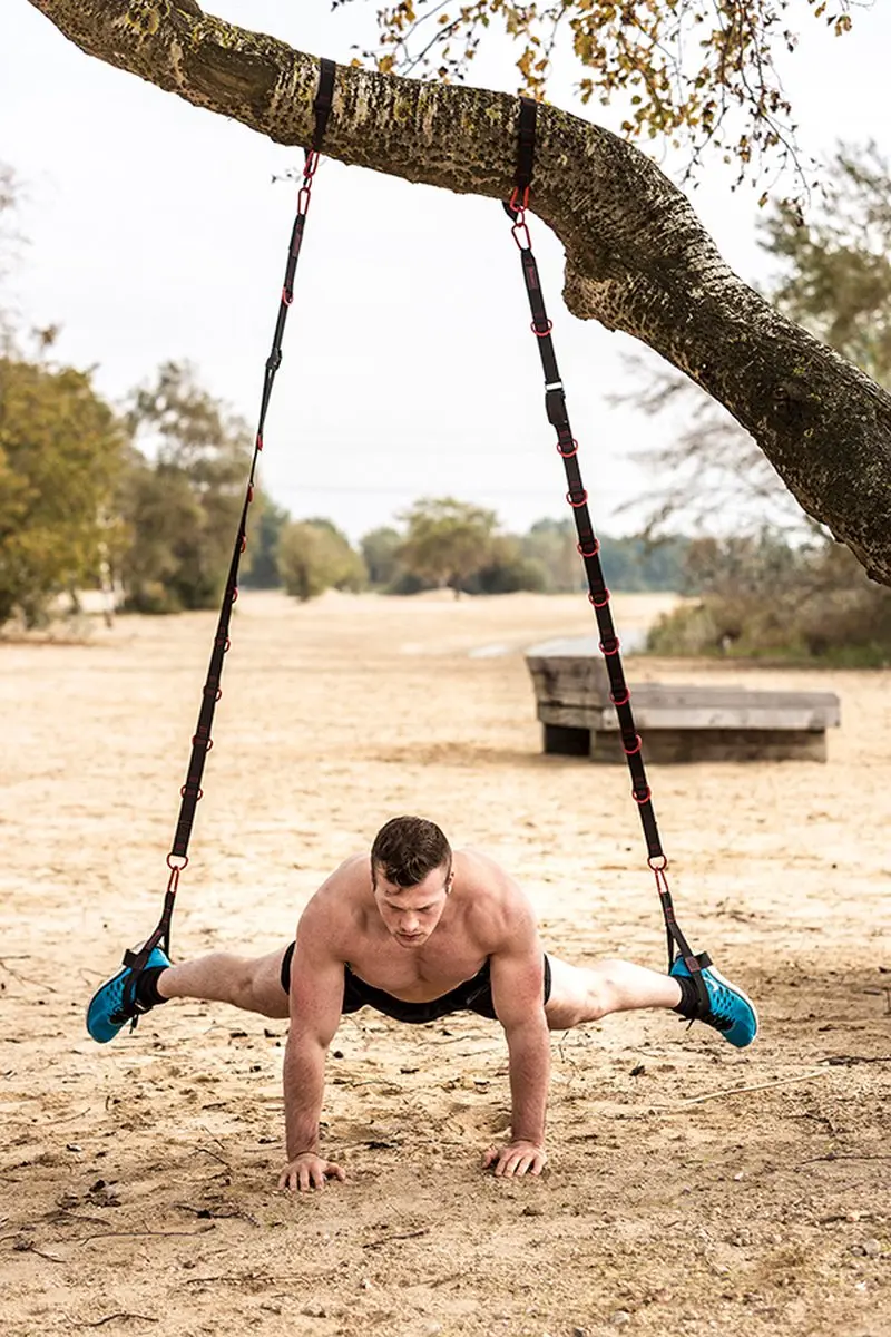 Tunturi Pro Suspension Training Set 14TUSCF001 - Zwart/Rood