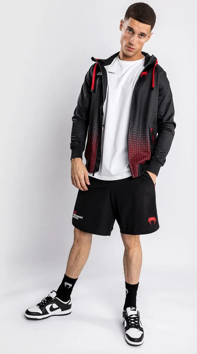 UFC Performance Institute Hoody - M - Zwart Rood