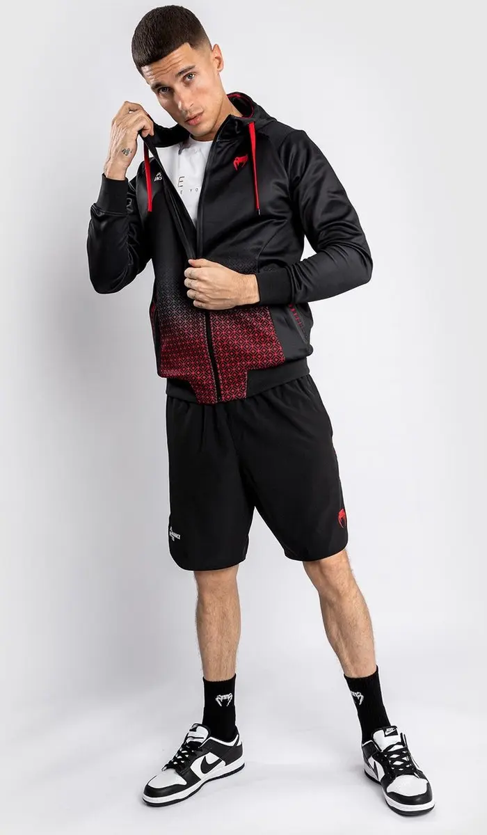 UFC Performance Institute Hoody - M - Zwart Rood