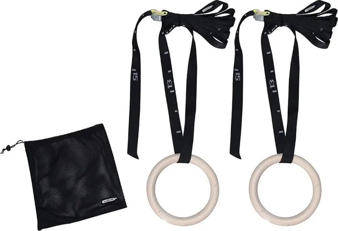 Tunturi Gymnastic Rings Hout 23cm
