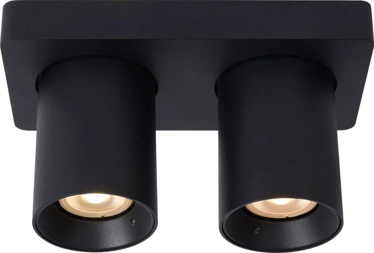Lucide Nigel Plafondspot LED Dim-to-Warm GU10 2x5W