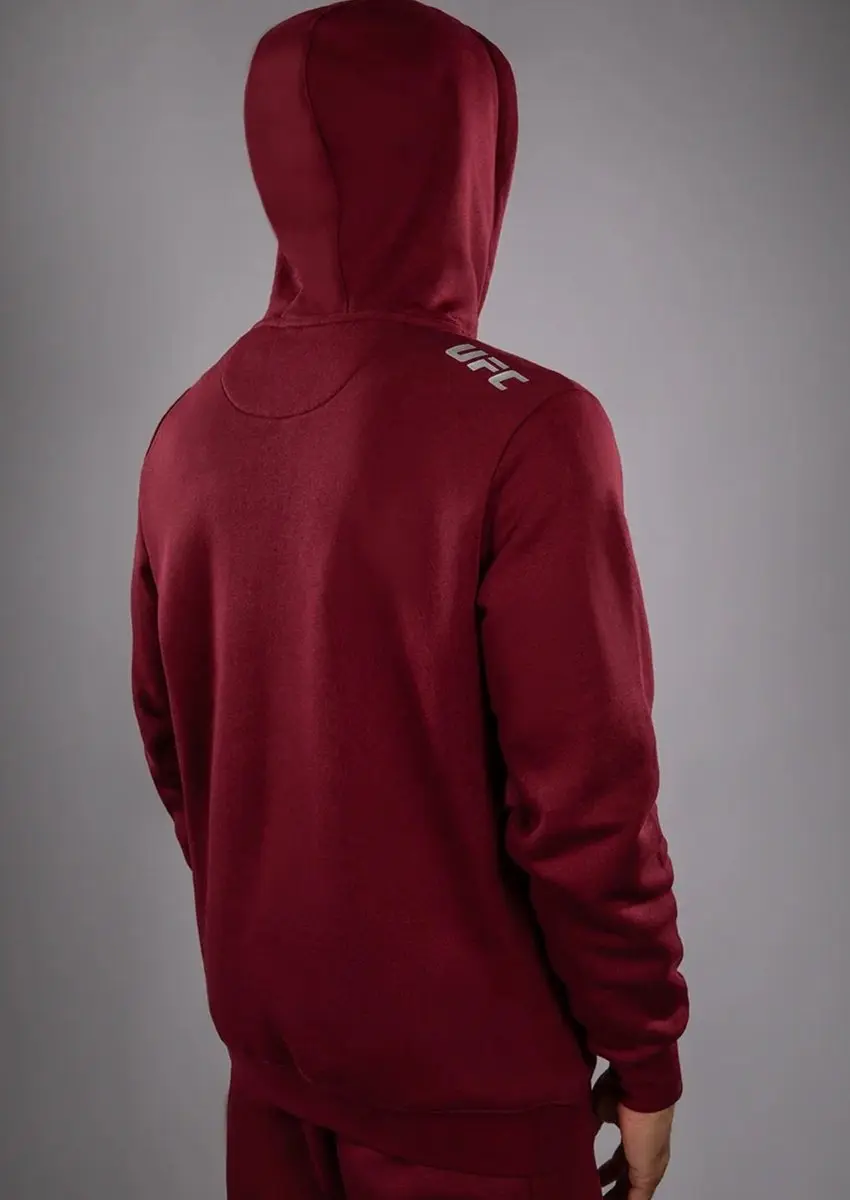 UFC Zenith x Venum Authentic Fight Week Hoodie - L - Bordeaux Rood