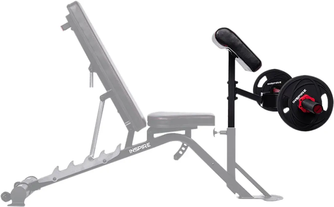 Inspire Preacher Curl Attachment - Zwart