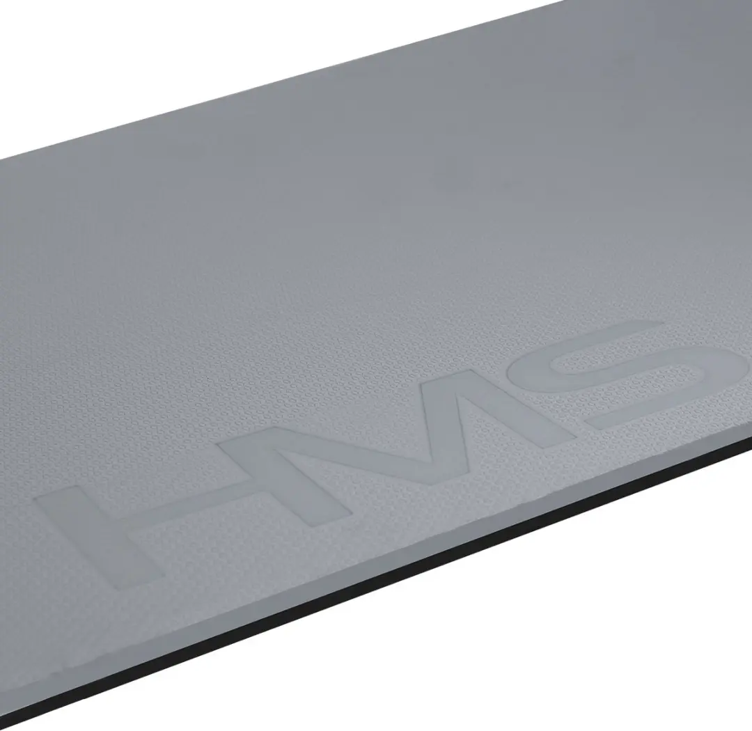 HMS Fitnessmat 15mm - Grijs/Zwart